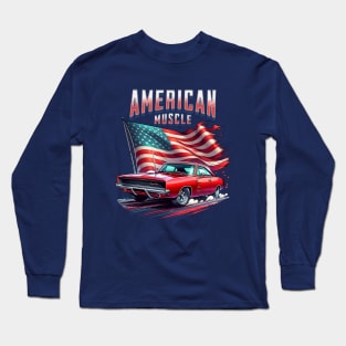 American Muscle Cars 1968 Dodge Charger Long Sleeve T-Shirt